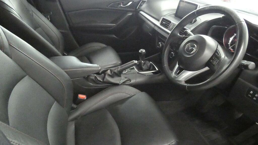 Mazda 3 Hatchback 2.0 Skyactiv-g Sport Nav Euro 5 Ss FY15YXG White #5