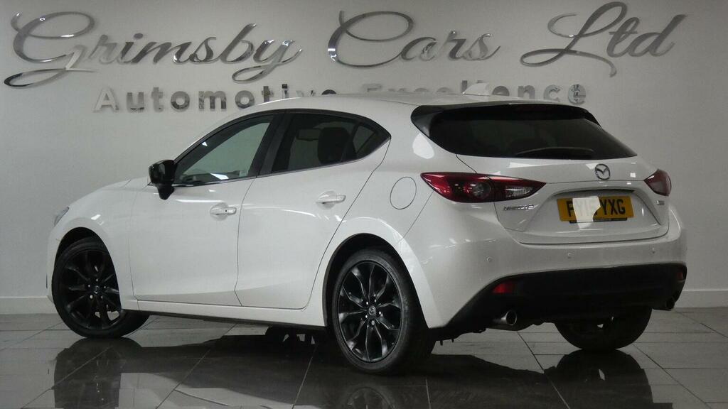 Mazda 3 Hatchback 2.0 Skyactiv-g Sport Nav Euro 5 Ss FY15YXG White #3