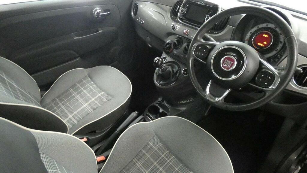 Fiat 500 Hatchback 1.2 Lounge Euro 6 Ss 201565 HK65CUH Grey #5