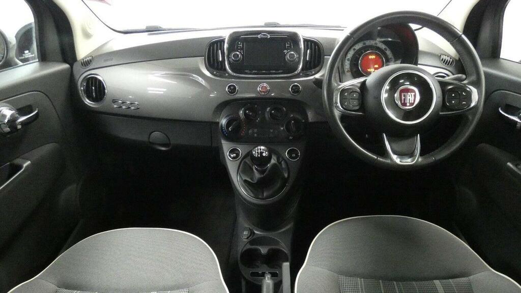 Fiat 500 Hatchback 1.2 Lounge Euro 6 Ss 201565 HK65CUH Grey #6