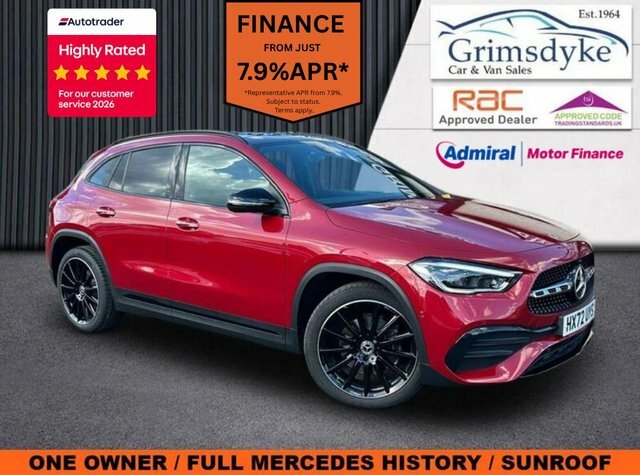 Mercedes-Benz GLA Class 2022 1.3 Gla250e 15.6Kwh Amg Line Night Edition P Red