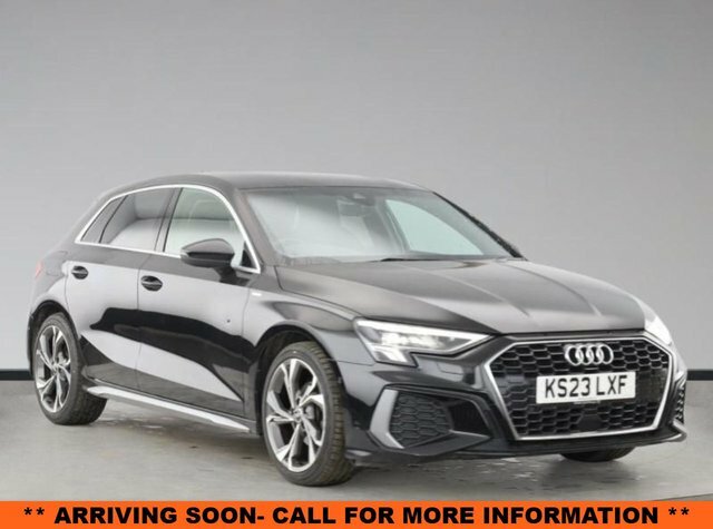 Audi A3 2023 1.0 Tfsi 30 S Line Sportback S Tro Black