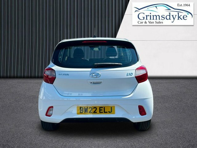 Hyundai I10 2022 1.0 Se Connect Hatchback Euro White #6