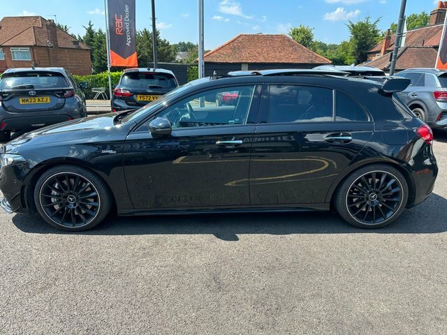 Mercedes-Benz A Class 2022 2.0 A35 Amg Edition Premium Plus Hatchback Black #3