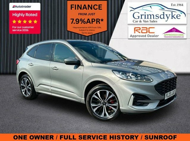Ford Kuga 2023 2.5 Ecoboost Duratec 14.4Kwh St-line X Suv Silver