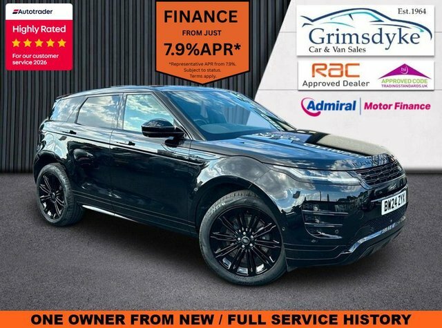 Land Rover Range Rover Evoque 2024 1.5 P270e 12.17Kwh Dynamic Hse Suv Black