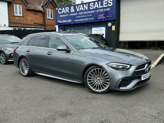 Mercedes-Benz C Class 2022 1.5 C200h Mhev Amg Line Premium Estate Grey