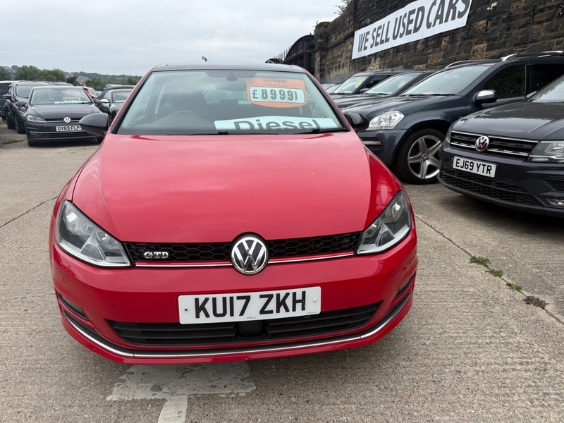 Volkswagen Golf Gt Edition Tdi Bluemotion KU17ZKH Red #2