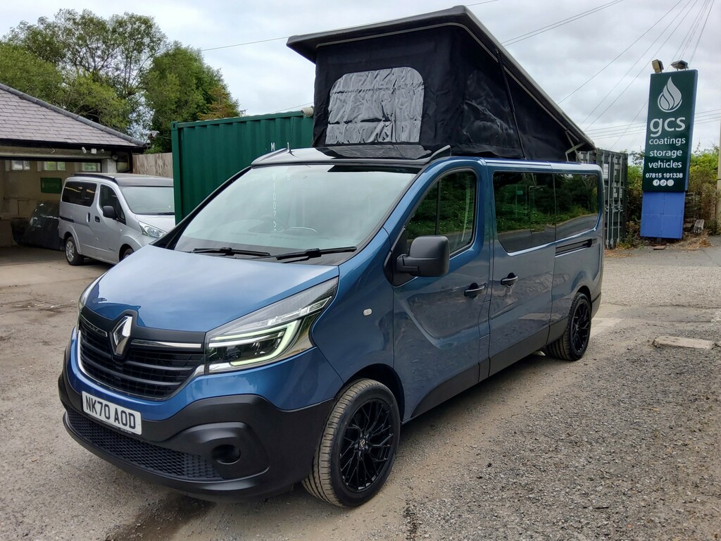 Renault Trafic Camper Van 2.0 Ll30 Energy Dci 120 Business My19 Blue #3