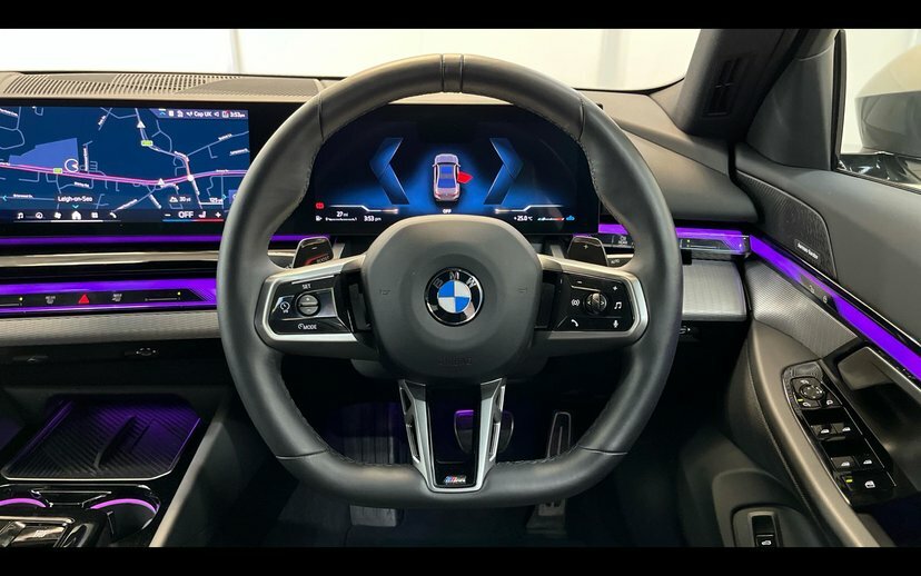 BMW 5 Series 520I M Sport Pro Saloon AV75MLE Grey #5
