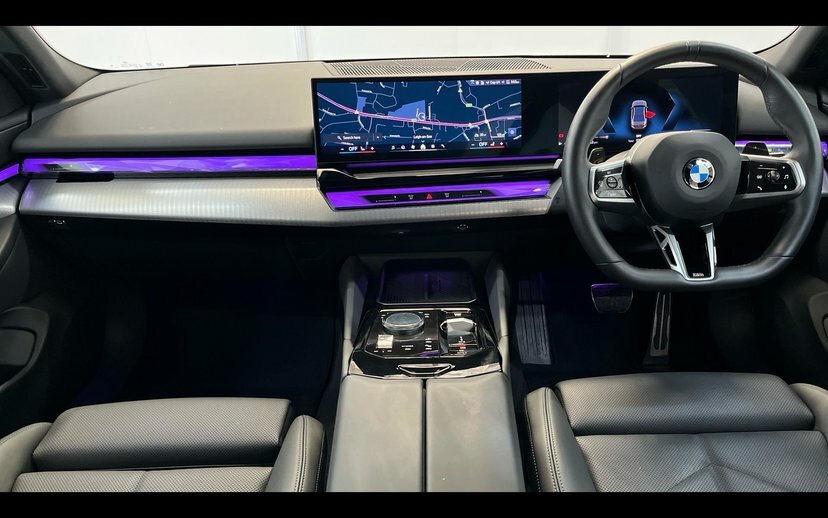 BMW 5 Series 520I M Sport Pro Saloon AV75MLE Grey #4