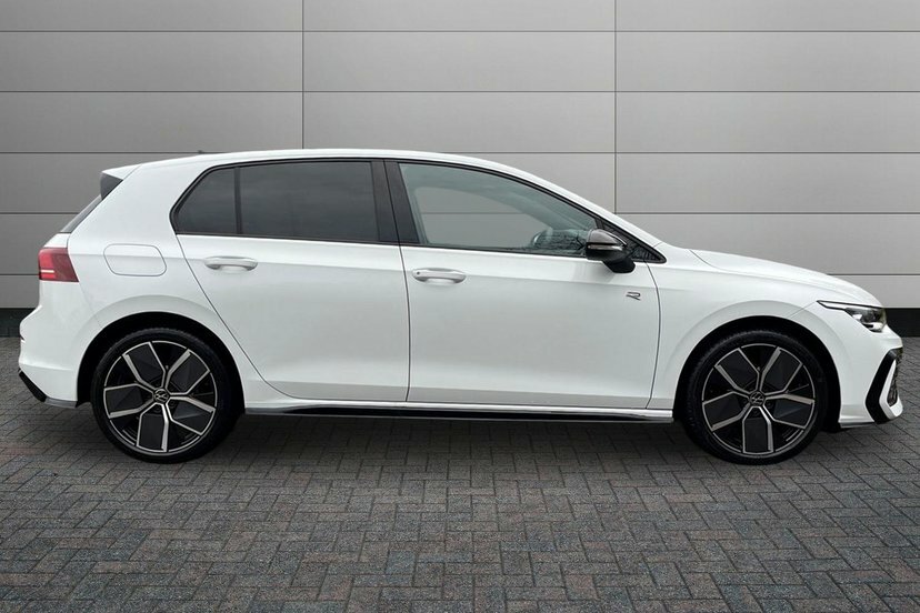 Volkswagen Golf 1.5 Etsi Mhev R-line Hatchback Hybrid D White #4