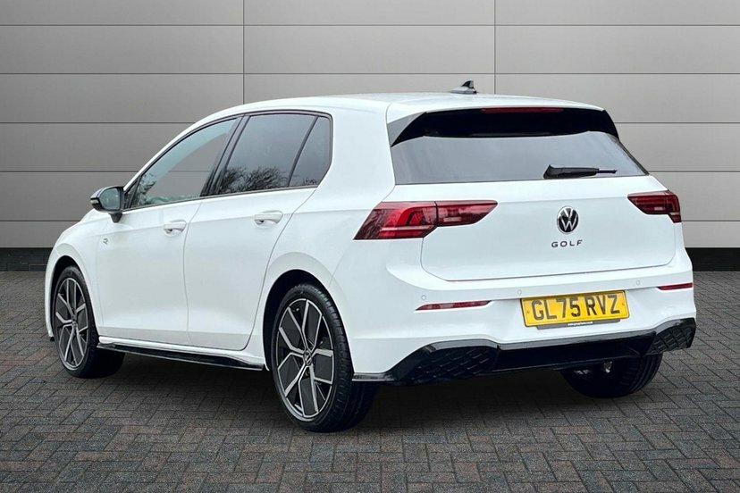 Volkswagen Golf 1.5 Etsi Mhev R-line Hatchback Hybrid D White #3