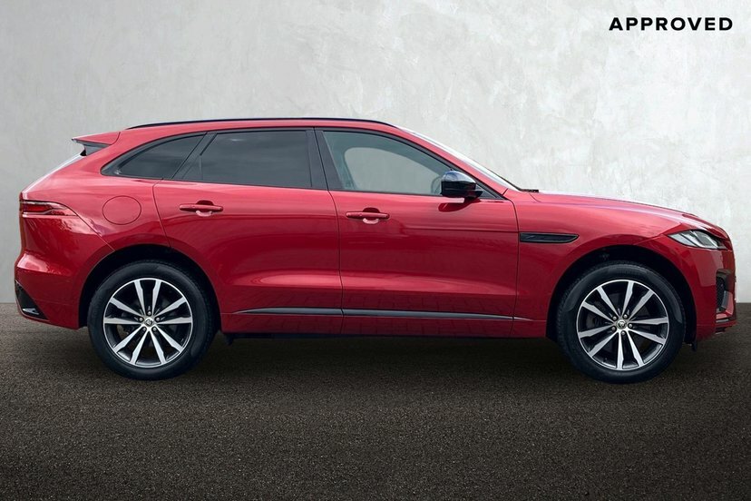 Jaguar F-Pace 2.0 P400e 19.3Kwh R-dynamic Se Black Suv Petro Red #5