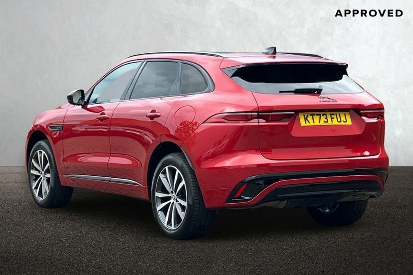 Jaguar F-Pace 2.0 P400e 19.3Kwh R-dynamic Se Black Suv Petro Red #2