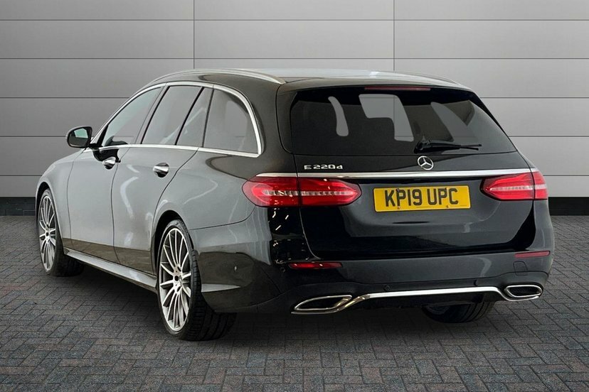 Mercedes-Benz E Class E220d Amg Line Premium Estate KP19UPC Black #2