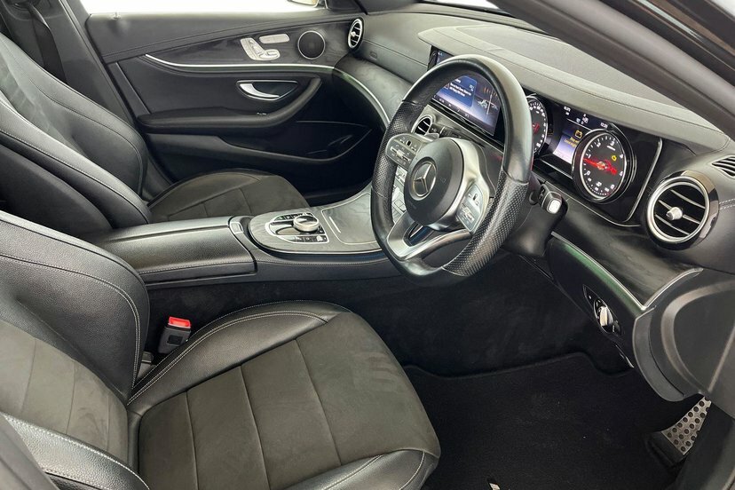 Mercedes-Benz E Class E220d Amg Line Premium Estate KP19UPC Black #5