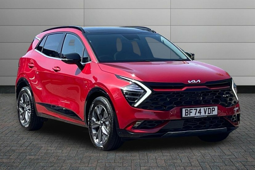 Kia Sportage 1.6 H T-gdi Gt-line S Suv Hybrid A BF74VDP Red
