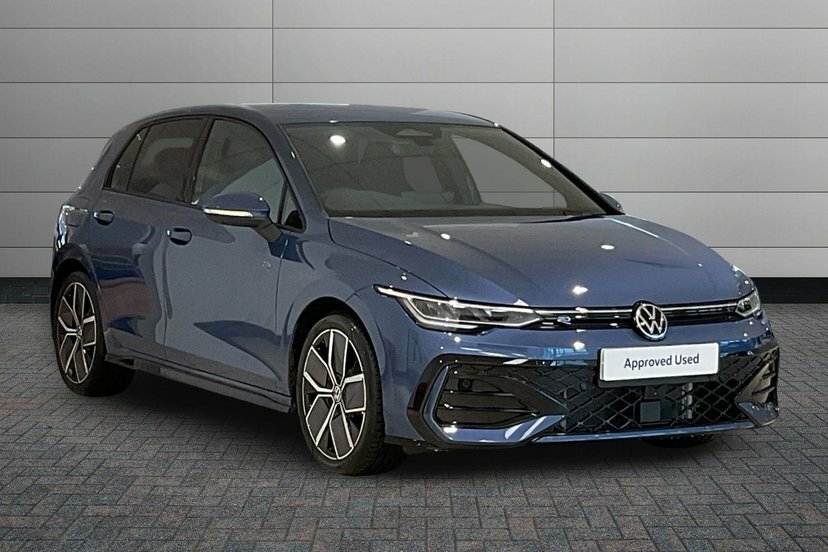 Volkswagen Golf 1.5 Etsi Mhev R-line Hatchback Hybrid D Blue