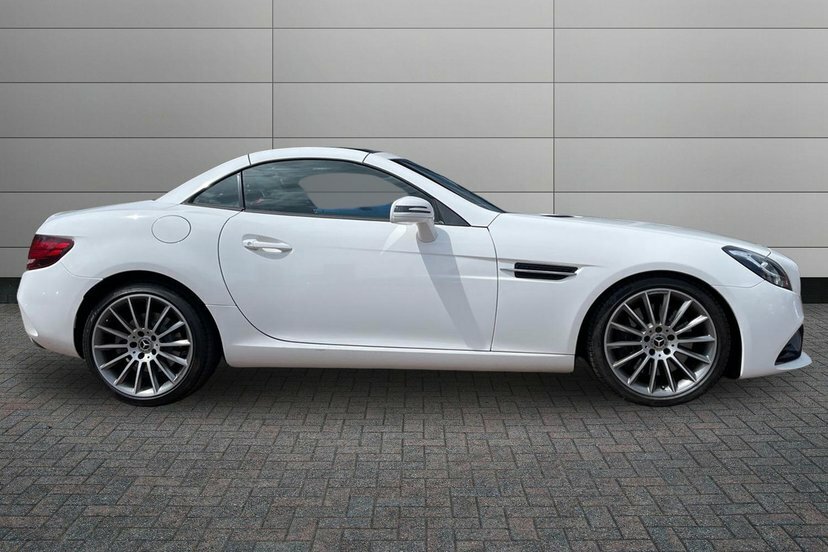 Mercedes-Benz SLC Slc250d Amg Line Convertible FY17UJV White #4