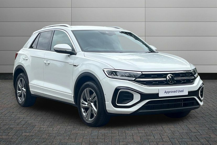 Volkswagen T-Roc 1.5 Tsi R-line Suv 150 Ps MW73ERJ White