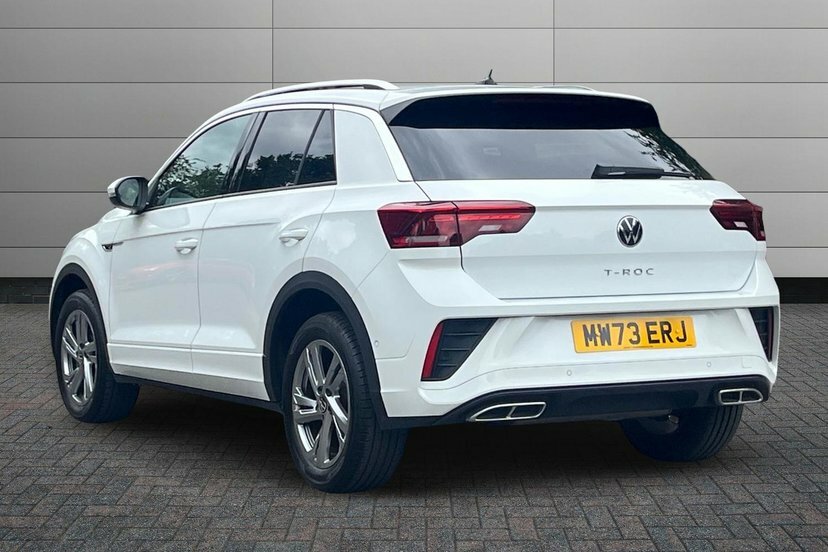 Volkswagen T-Roc 1.5 Tsi R-line Suv 150 Ps MW73ERJ White #3