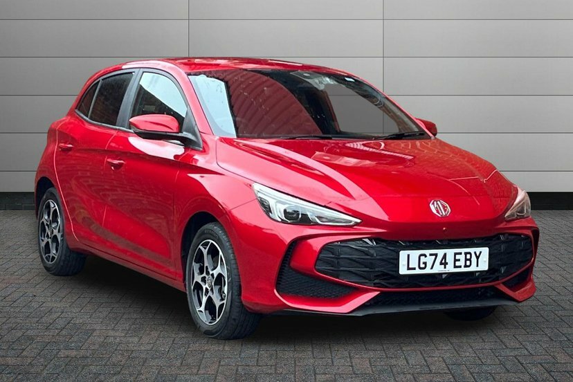 MG MG3 1.5 Hybrid Trophy Hatchback Hybrid Aut Red