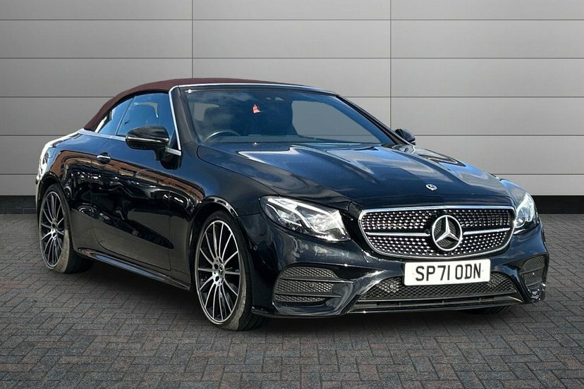 Mercedes-Benz E Class E300dh Amg Line Premium Cabriolet 4Matic SP71ODN Black