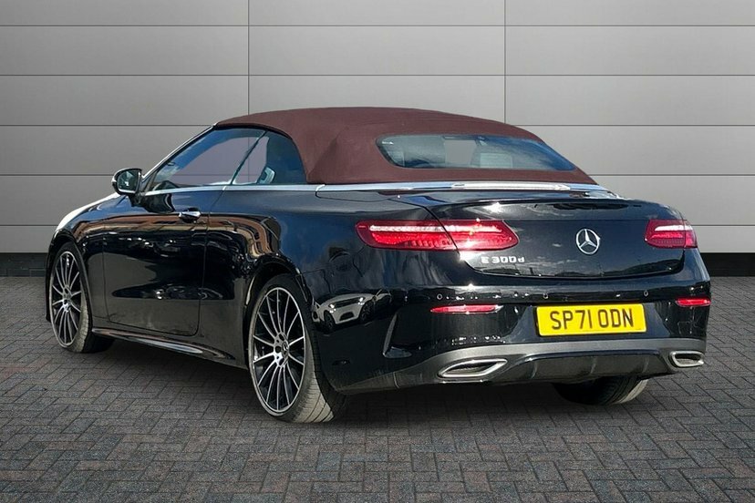 Mercedes-Benz E Class E300dh Amg Line Premium Cabriolet 4Matic SP71ODN Black #2