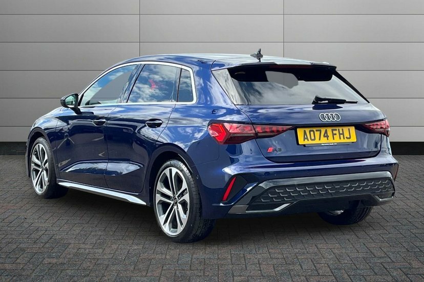 Audi A3 2.0 Tdi 35 S Line Sportback S Tronic 1 Blue #3