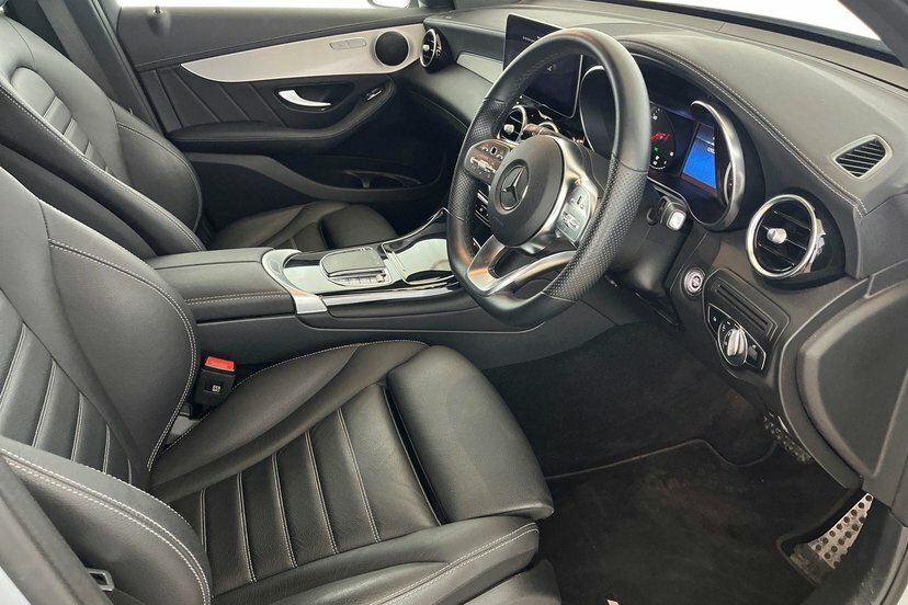 Mercedes-Benz GLC Class Glc 220D 4Matic Amg Line Coupe Silver #5