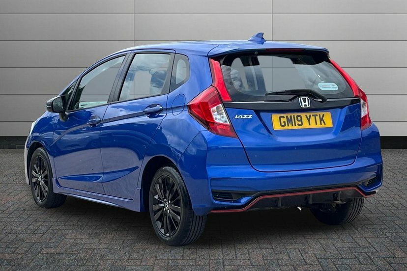 Honda Jazz 1.5 I-vtec Sport Navi Cvt GM19YTK Blue #6