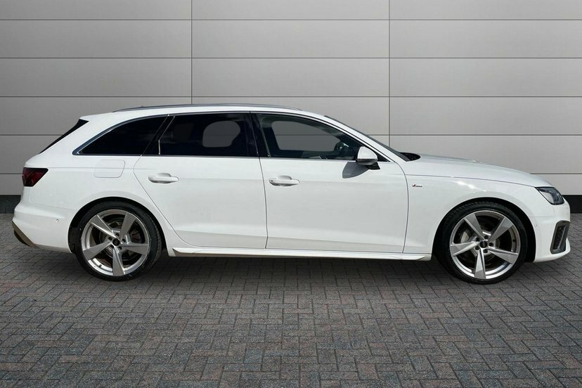 Audi A4 Avant 2.0 Tfsi 40 S Line Estate S Tronic 204 AY73GOJ White #4