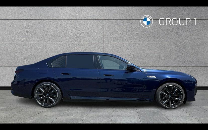 BMW 7 Series M760e Xdrive Blue #3