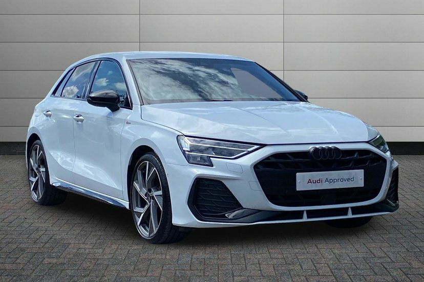 Audi A3 2.0 Tdi 35 Black Edition Sportback S Tr White