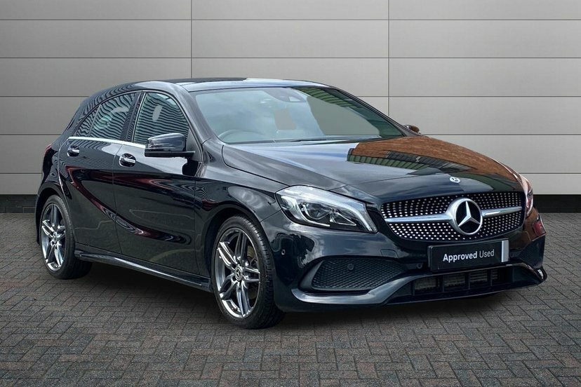 Mercedes-Benz A Class 1.6 A160 Amg Line Premium Plus Hatchback Pet Black
