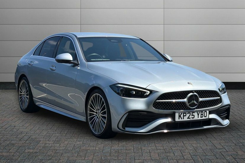Mercedes-Benz C Class 2.0 C300dh Mhev Amg Line Premium Saloon Dies Silver