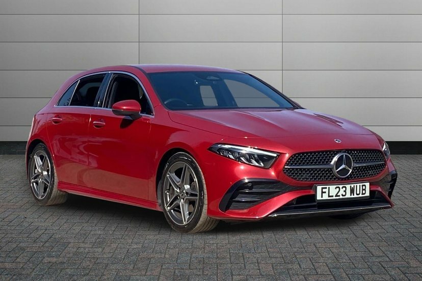 Mercedes-Benz A Class A180 Mhev Amg Line Premium FL23WUB Red #2