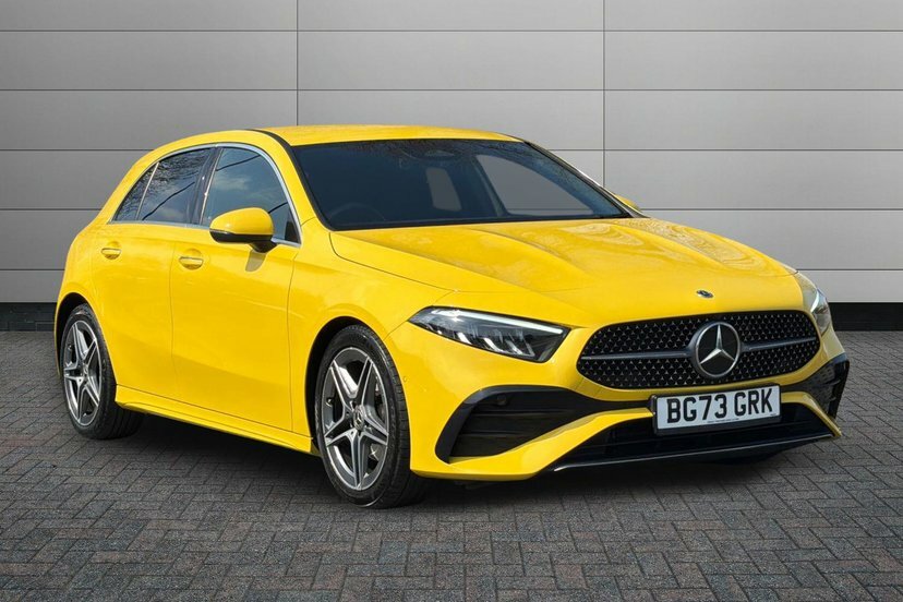 Mercedes-Benz A Class 1.3 A200h Mhev Amg Line Executive Hatchback BG73GRK Yellow