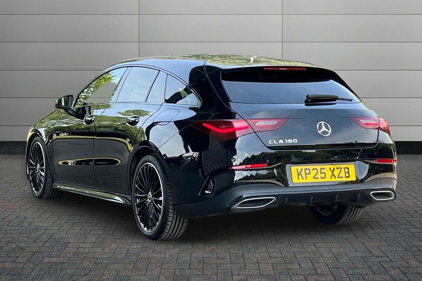 Mercedes-Benz CLA Class Cla180h Mhev Amg Line Premium Plus Shooting Brake KP25XZB Black #4