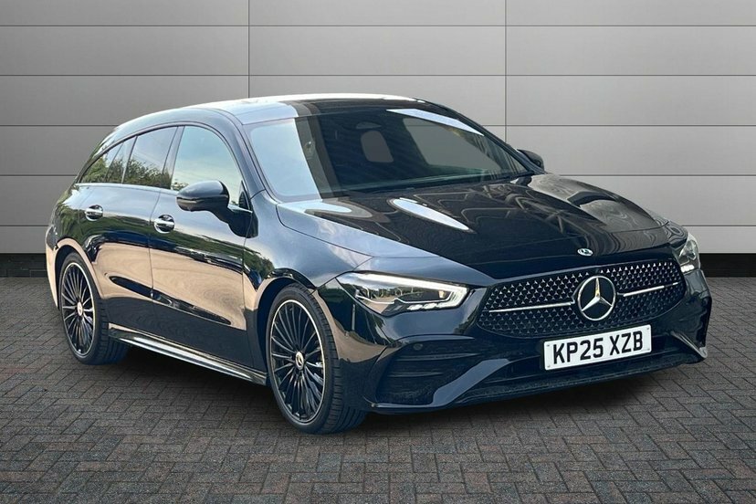 Mercedes-Benz CLA Class Cla180h Mhev Amg Line Premium Plus Shooting Brake KP25XZB Black