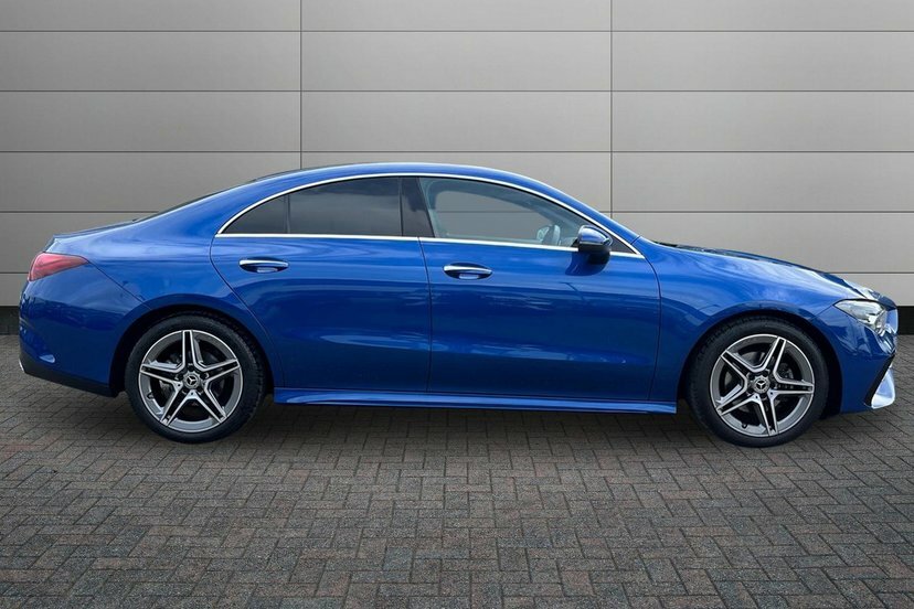 Mercedes-Benz CLA Class Cla180h Mhev Amg Line Executive Coupe AP74FSL Blue #6