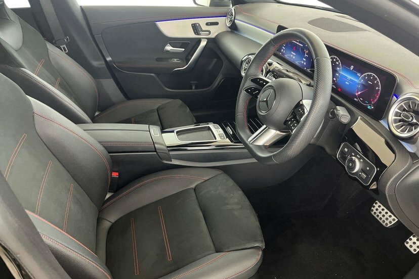 Mercedes-Benz CLA Class Cla180h Mhev Amg Line Premium Coupe KT25LPX Black #5