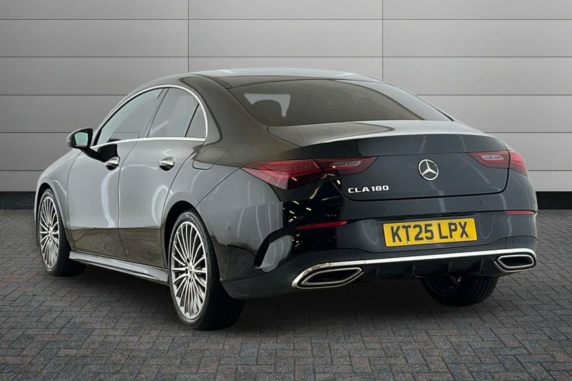 Mercedes-Benz CLA Class Cla180h Mhev Amg Line Premium Coupe KT25LPX Black #2