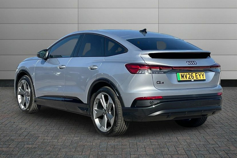 Audi Q4 E Tron 45 Black Edition Sportback 82Kwh MV26EYY Grey #3