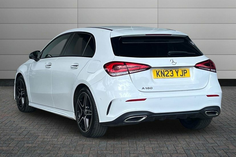 Mercedes-Benz A Class A180 Amg Line Premium Hatchback KN23YJP White #2