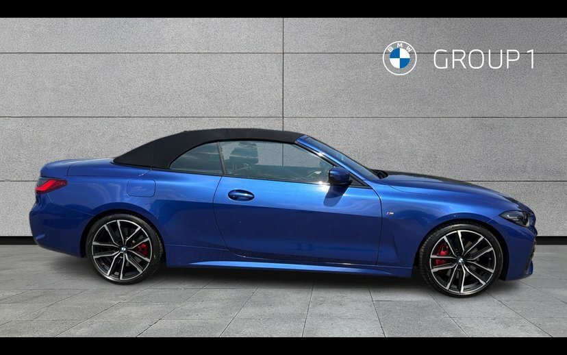 BMW 4 Series 420I M Sport Convertible AE23OCX Blue #5