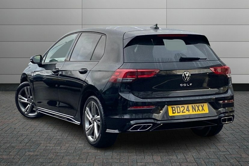 Volkswagen Golf 2.0 Tdi R-line Hatchback Dsg 150 Ps BD24NXX Black #3