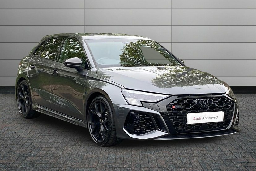 Audi RS3 2.5 Tfsi Carbon Black Sportback S Troni Grey