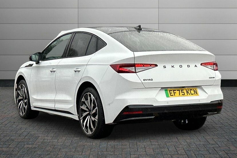 Skoda ENYAQ 82Kwh 85X Sportline Coupe 4Wd 2 EF75KCN White #3